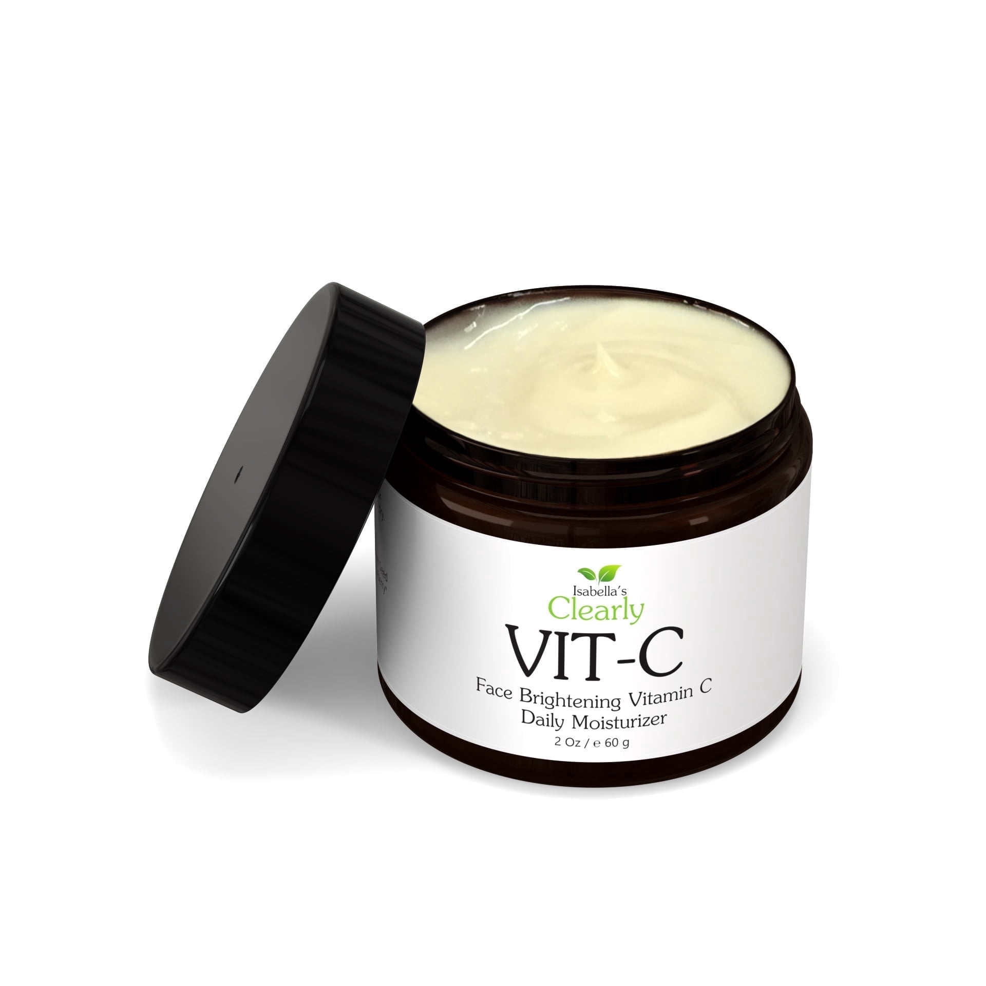Isabella's Clearly VIT-C, Age Defying Vitamin C Moisturizer for Face & Neck | Natural & Organic Hydrating, Skin Brightening Cream for Men & Women for Radiance & Firmness | Made in USA