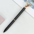 thumbnail image 1 of Clearout Tool Series:Big Diamond Oily Ballpoint Pen Rose Gold Claw Black Diamond Pen Party Favorite Pen Gift Galentines Gift Idea Shower Bling Pen, 1 Diamond Ballpoint Pen, By Meiiso, 1 of 9