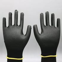 Clearout Tool Series:Gloves 12 Pairs Lightweight Nitrile Coated Grip Work Gloves Black Size 8/M, 12 Pairs of Gloves, By Meiiso