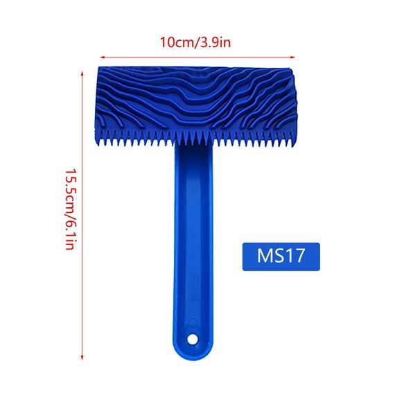 Clearout Tool Series:Wood Grainer B Ms17 Wood Grain Texture Pattern Diy Texture Painting Tool Wood Grain Painting Tool, 1X Wood Grainer, By Meiiso