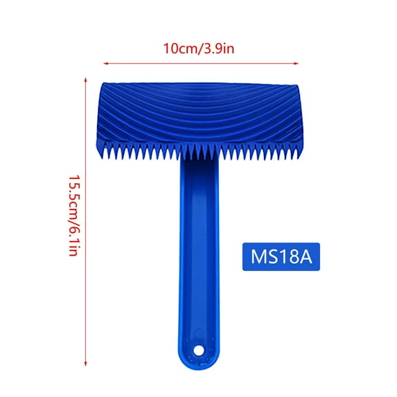 Clearout Tool Series:Wood Grainer C Ms18A Wood Grain Texture Pattern Diy Texture Painting Tool Wood Grain Painting Tool, 1X Wood Grainer, By Meiiso