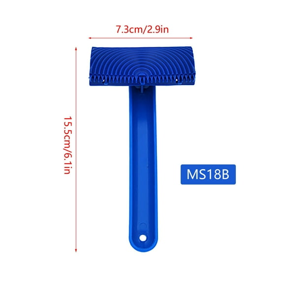 Clearout Tool Series:Wood Grainer D Ms18B Wood Grain Texture Pattern Diy Texture Painting Tool Wood Grain Painting Tool, 1X Wood Grainer, By Meiiso