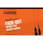Clearprint 1000H 11" x 17" Design Vellum Pad with 30-Degree Isometric Fade-Out Grid, 16 lb., 100% Cotton, 50 Sheets/Pad