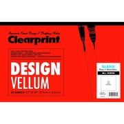 Clearprint 1000H 11" x 17" Design Vellum Pad, 16 lb., 100% Cotton, 50 Sheets/Pad