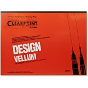 Clearprint 1000H 18" x 24" Design Vellum Pad, 16 lb., 100% Cotton, 50 Sheets/Pad
