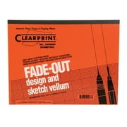 Clearprint Fade-Out Isometric 8.5 x 11 Grid Design and Sketch Pad
