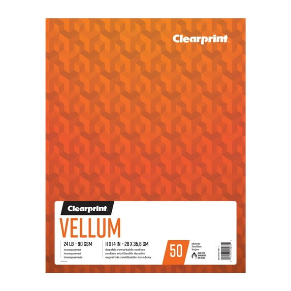Clearprint Vellum Pad, 11in x 14in