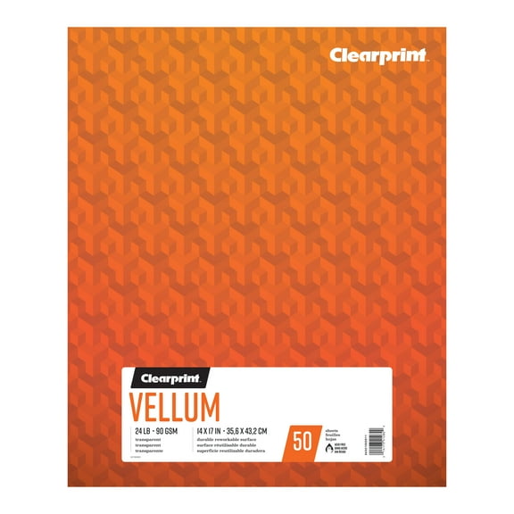 Clearprint Vellum Pad, 14in x 17in