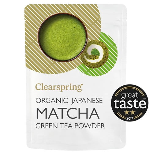 Clearspring Organic Japanese Premium Matcha Green Tea Powder 100g, British Import (Pack of 2)