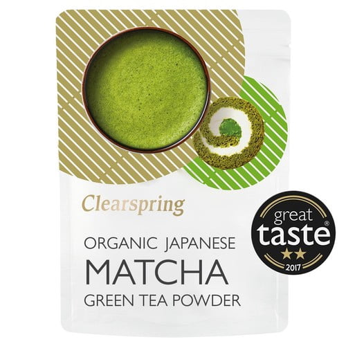 Clearspring Organic Premium Matcha Green Tea Powder 40g, British Import (Pack of 2)