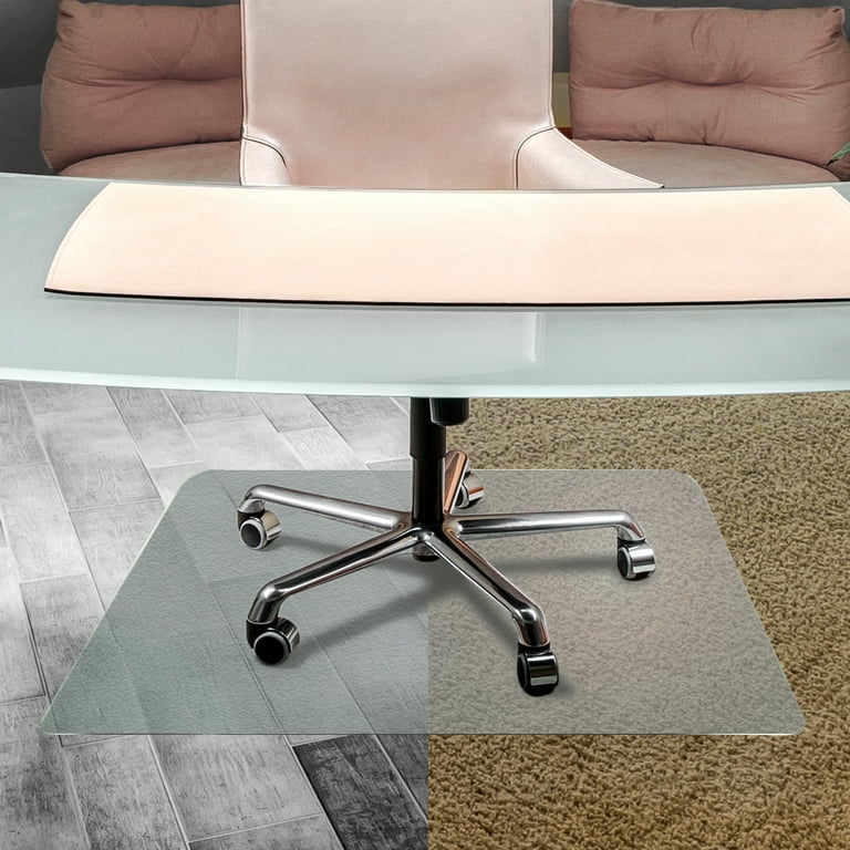 Cleartex Anti Slip UnoMat Rectangular Chair Mat for Polished Hard