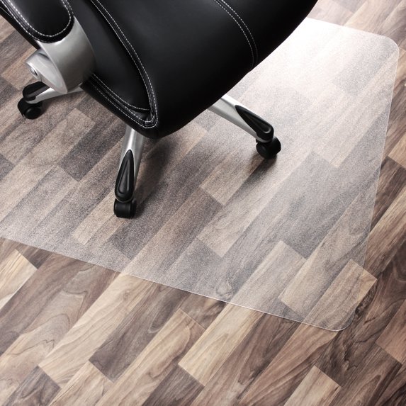 Cleartex® Unomat Anti-Slip Rectangular Chair Mat Hard Floors and Carpet Tiles - 48 x 53"