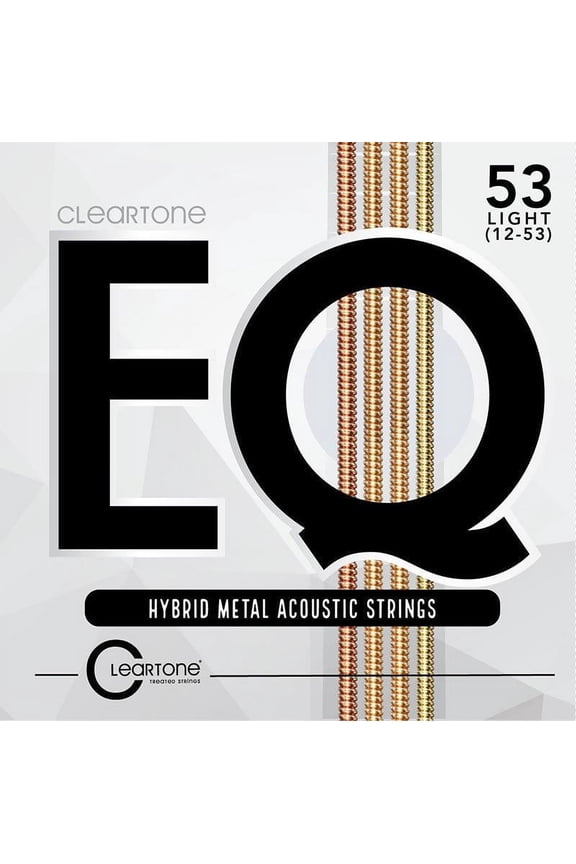 EQ 7812 Hybrid Metal Acoustic Guitar Strings, Light, 12-53