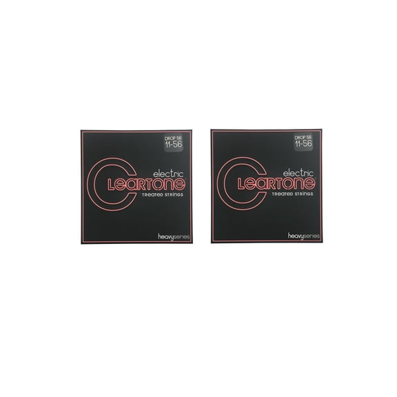 Cleartone Guitar Strings Electric 2 Pack Monster Drop D 11-56