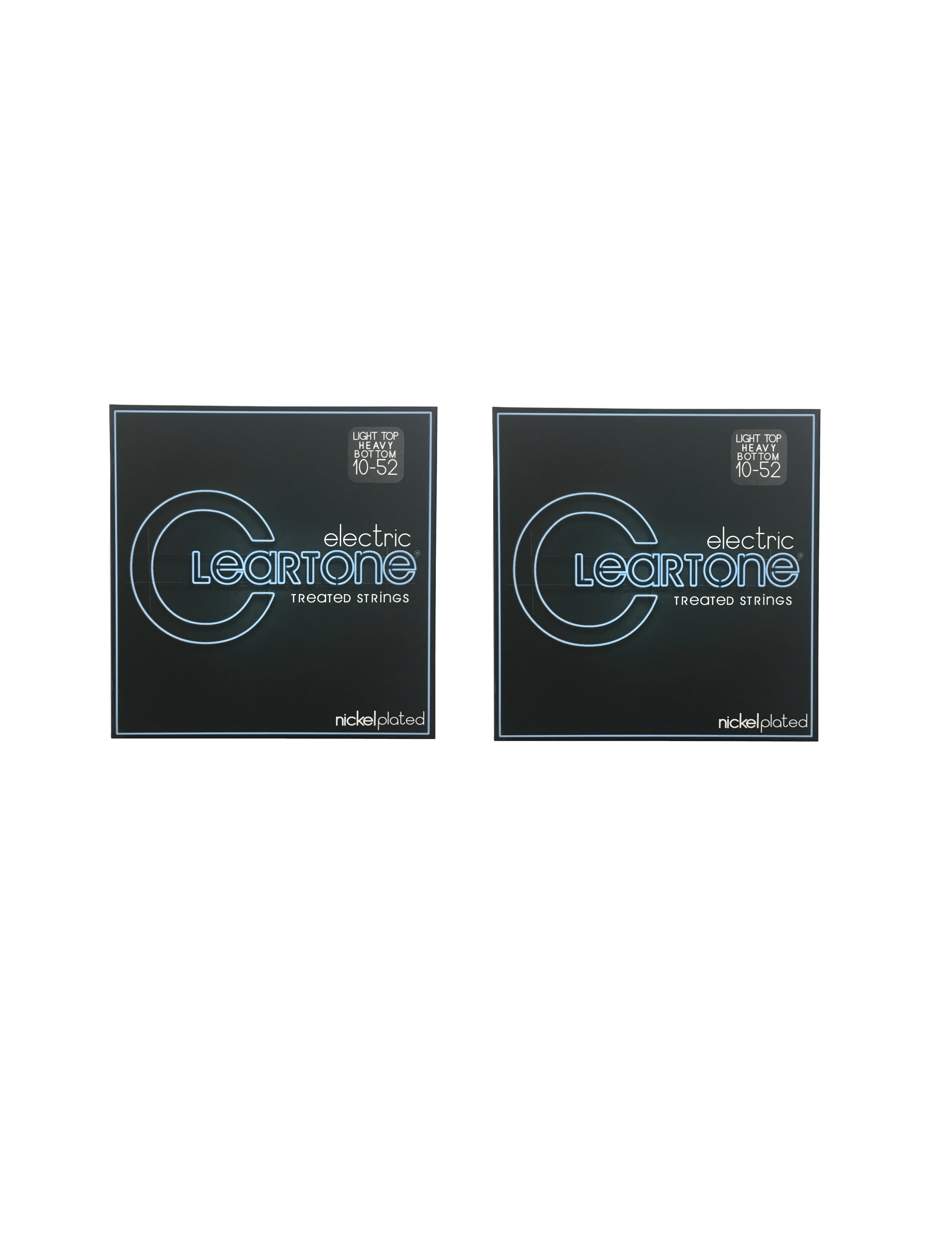 Cleartone Guitar Strings Electric 2 Pack Nickel Plated Light Heavy