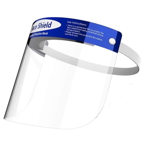 Clearview 10 pk Face Shield Reusable Washable Protective Cover Clear Mask Anti-Splash Anti-Fog Anti-Dust Soft All Day Comfort (10)