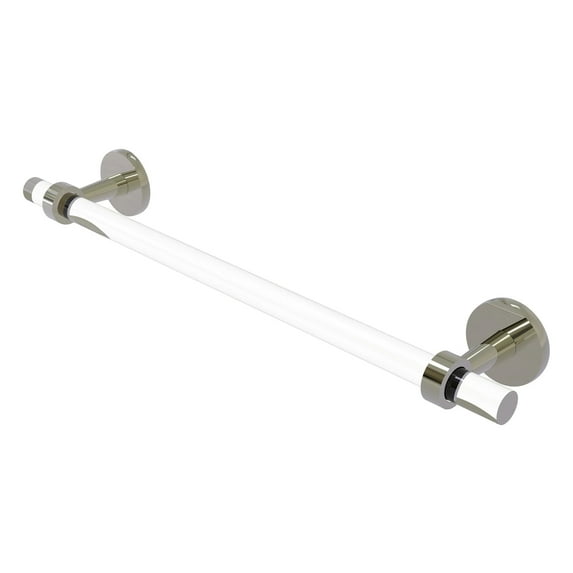 Clearview Collection 18-in Towel Bar in Polished Nickel