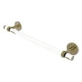 thumbnail image 1 of Clearview Collection 18-in Towel Bar with Twisted Accents in Unlacquered Brass, 1 of 9