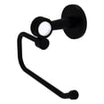 thumbnail image 1 of Clearview Collection Euro Style Toilet Tissue Holder with Dotted Accents in Matte Black, 1 of 9