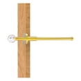 thumbnail image 1 of Clearview Collection Retractable Pullout Garment Rod in Polished Brass, 1 of 1