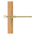 thumbnail image 1 of Clearview Collection Retractable Pullout Garment Rod in Unlacquered Brass, 1 of 1