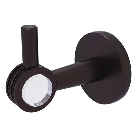 Clearview Collection Robe Hook - Antique Bronze / Dotted