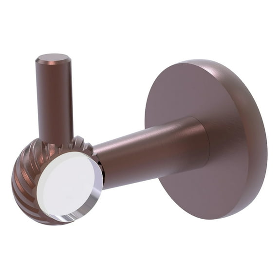 Clearview Collection Robe Hook - Antique Copper / Twisted