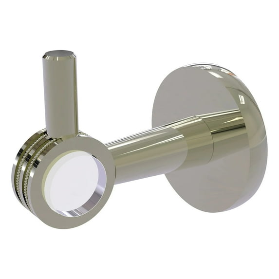Clearview Collection Robe Hook - Polished Nickel / Dotted