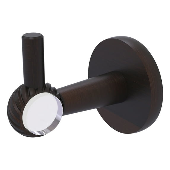 Clearview Collection Robe Hook - Venetian Bronze / Twisted