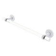 thumbnail image 1 of Clearview Collection Towel Bar with Twisted Accents - Matte White / 24 Inch, 1 of 9