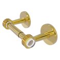 thumbnail image 1 of Clearview Collection Two Post Toilet Tissue Holder with Dotted Accents in Polished Brass, 1 of 9