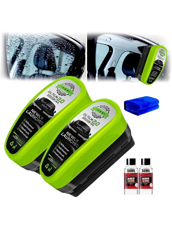 Clearvision Car Windshield, Clearvision Glass Cleaner,120ml Clearvision Car Window Cleaner Glass Cleaner,Car Window Oil Film Cleaner - Prevents Foggy Mirrors,Crystal-Clear View in Any Weather
