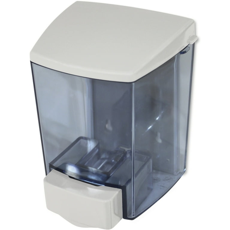 ClearVu Encore Liquid Soap Dispenser, 30 oz, 4.5 x 4 x 6.25, Black/White ClearVu Encore Liquid Soap Dispenser, 30 oz, 4.5 x 4 x 6.25, Black/White