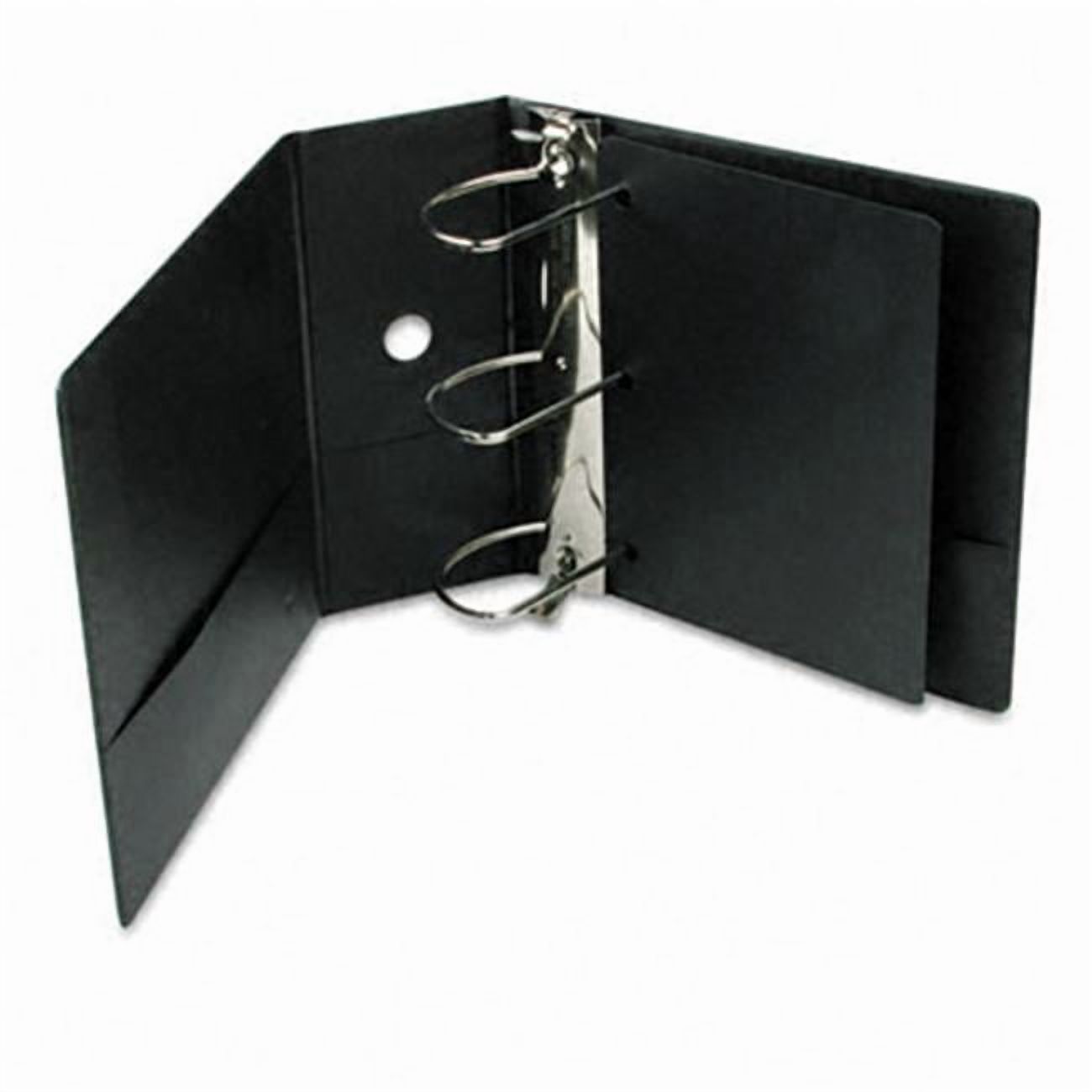 Clearvue Xtravalue Slant-D Ring Presentation Binder  5in Cap  BLK Vinyl