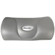 Clearwater B-C-HEAD-CHAR 10 x 5 in. Spa Riptide Model Pillow with Logo, Charcoal Grey - Small