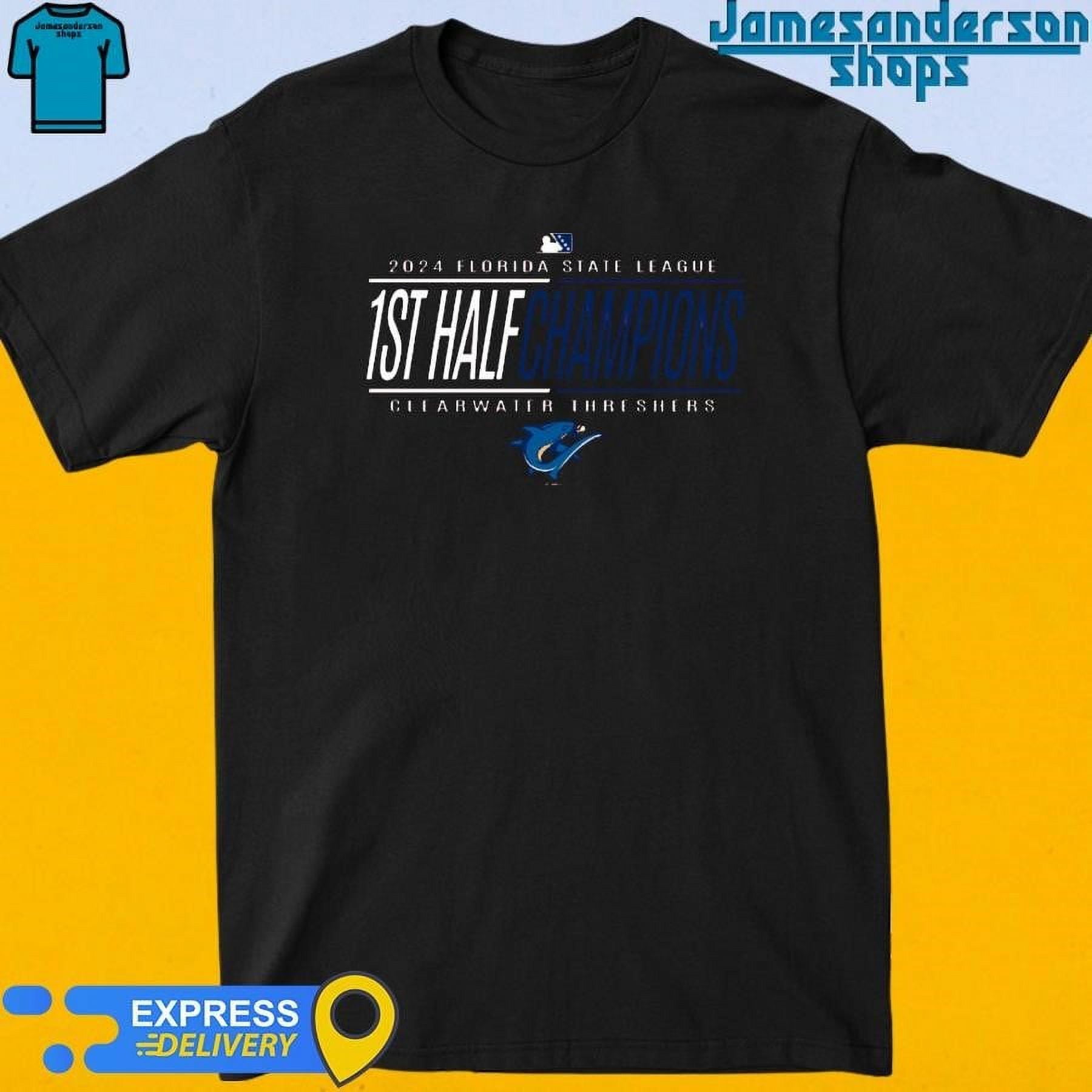 Clearwater Threshers Bimm Ridder 2024 First Half Champions Shirt