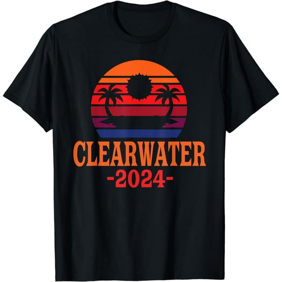 Clearwater Vacation 2024 Souvenir Family Trip T-Shirt