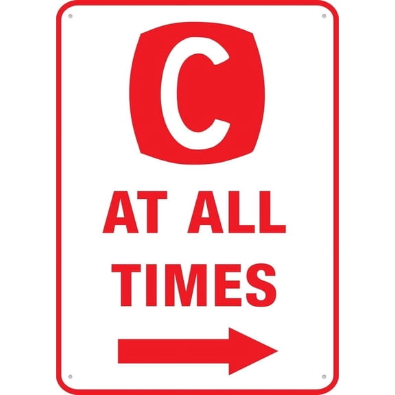 Clearway At All Time Left Arrow Sign Outdoor Metal Sign - Metal Signs For Business, Workplace, Office, Home, Delivery Signs, Road Signs, Garden Signs,812 inch