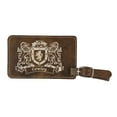 thumbnail image 1 of Cleary Irish Coat of Arms Luggage Tag(set of 2) - Rustic Leather, 1 of 2