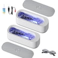 thumbnail image 1 of Clearzy Ultrasonic Cleaner, Professional Sonic Cleaner with One-Touch Operation, Portable Ultrasound Cleaner for Rings, Glasses,Jewelry, Dentures Cleaner, Rechargeable（1pcs）, 1 of 8