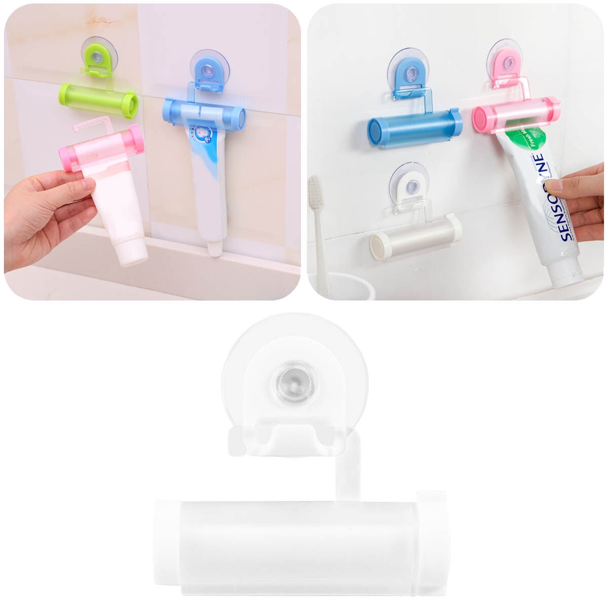 Cleasing Milk Toothpastes Holder Bathroom Multifunctional Squeezer