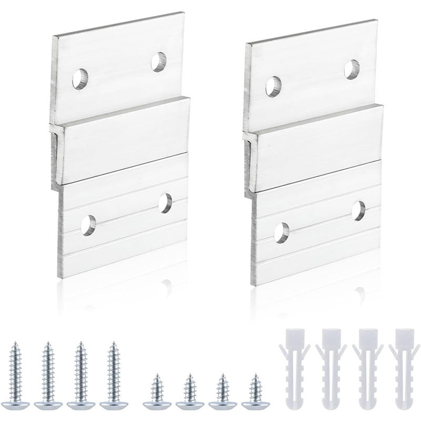 Cleat Hanger Aluminum Clips Z Bar Wall Mounting Bracket Hardware Kit ...