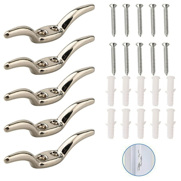 Cleat Hooks For Blinds And Curtains Blind Cord Hook Roller Positioning Rope Hook Blind Holder Clear Blind Chain Fixation Hook