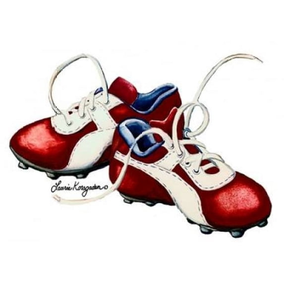 Cleats Poster Print by Laurie Korsgaden (36 x 24)