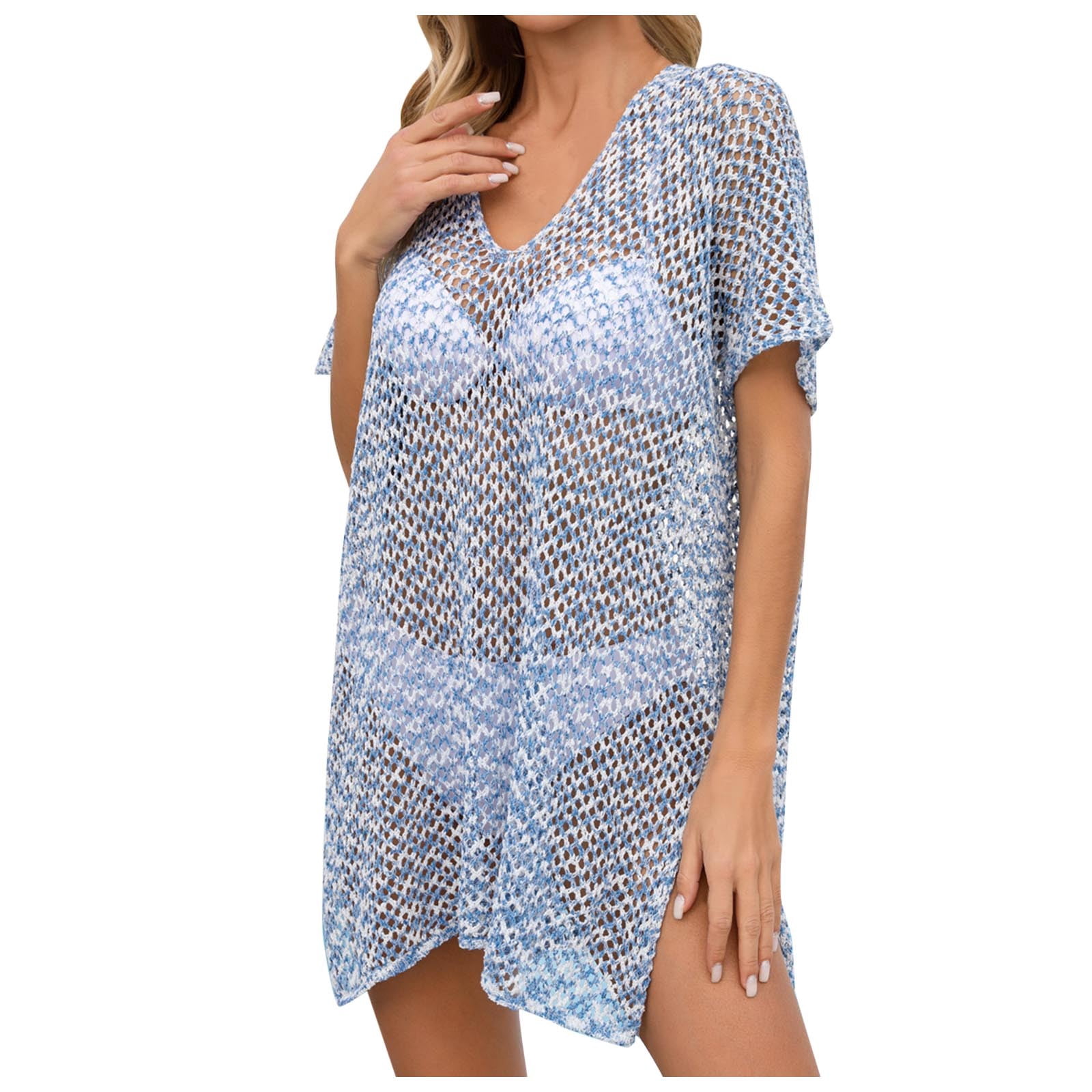 Cleavage Cover up for Low Neckline Women's Summer Fashion Loose Beach