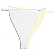 Cleavage Coverup by Cleava Snap-to-Bra Mock Camisole Original, White & Creme Combo Set, Size One Size