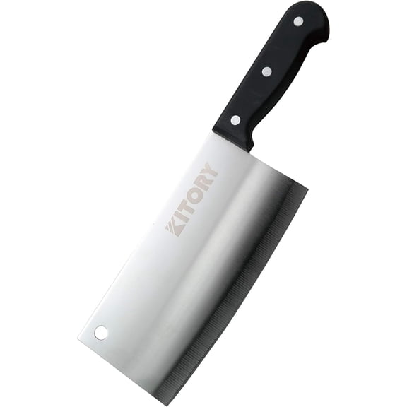 Cleaver Knife 7- German Steel Kitchen Chopper Slicer - Super Sharp Full Tang Chinese Chef's Knife, For Women and Men