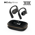 thumbnail image 1 of Cleer ARC 5 Open-Ear Wireless Earbuds with Ear Hooks, Dolby Atmos & THX Spatial Audio, 60H Battery, Fast Charge, IPX7 Waterproof Sports Headphones for Running & Workouts, Black, 1 of 12