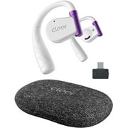 Cleer ARC II Gaming Earbuds - True Wireless Open Ear Headphones, Ultra-Low Latency, Snapdragon Sound, Bluetooth 5.3, USB-C Dongle, 35Hr Battery, Compatible to PS4, PS5, PC, Switch,White