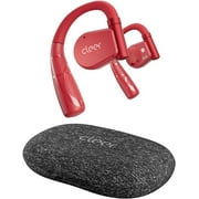 Cleer ARC II Sport Open-Ear Wireless Bluetooth Headphones, Dual Mic, Sweat Resistant, 35 Hrs Playtime, Red